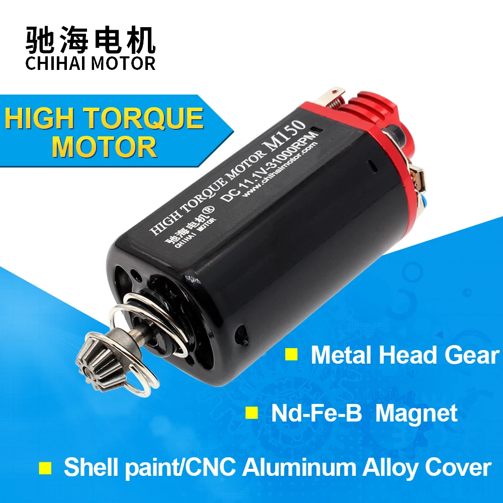 480WA-11.1V 31000RPM CNC M150 high speed AEG short axis motor for 3 wave box gel gun toy motor