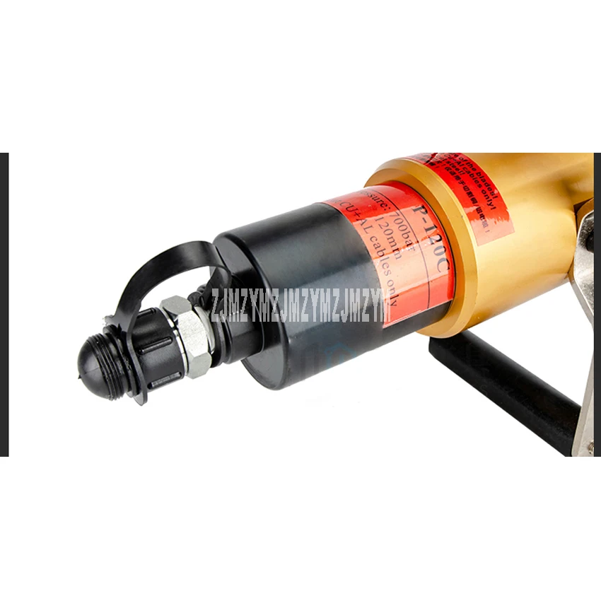 Cortador de cabo eletrohidráulico 60/10 5c/120c com saída 60kn / 120kn, cortador elétrico de faixa de corte 65-120mm