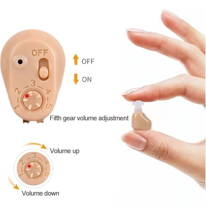 Rechargeable Hearing Aid for Adults