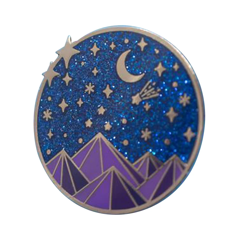 The Night Court Enamel Pin Glitter Variant