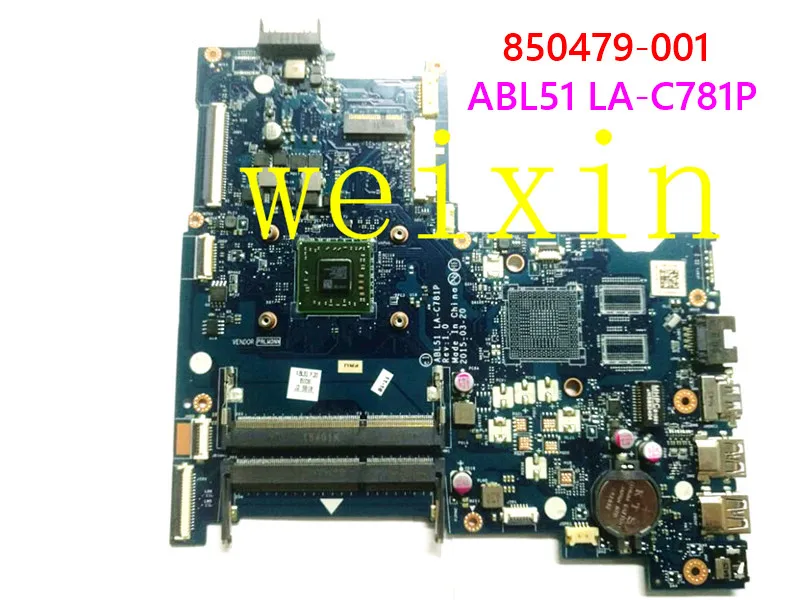 High quality for HP 15-AF laptop motherboard ABL51 LA-C781P 850479-001 100% tested