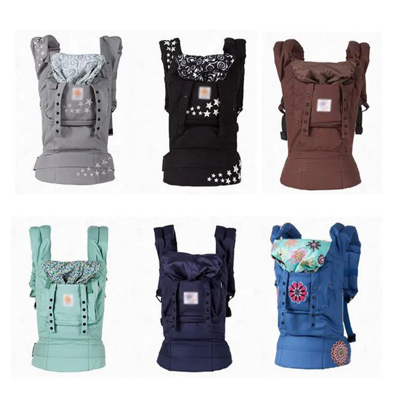 Baby Carrier Ergonomic adapt Organic Cotton Wrap Sling Baby Backpacks Adjustable Kids all stages 0-48 months Baby Carrier Sling