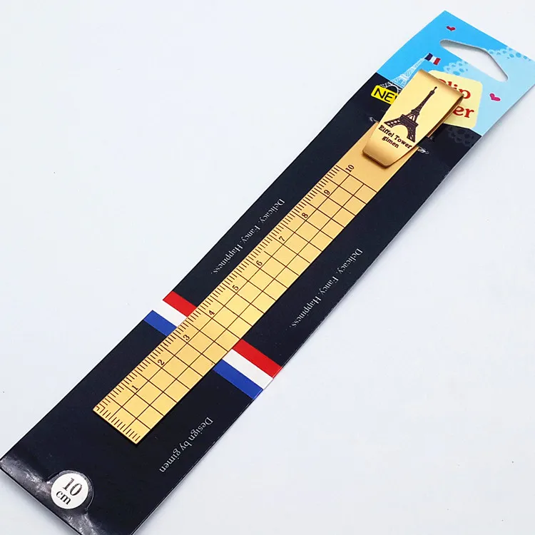 Eiffel Tower 10cm Bookmark Ruler Clip Ruler