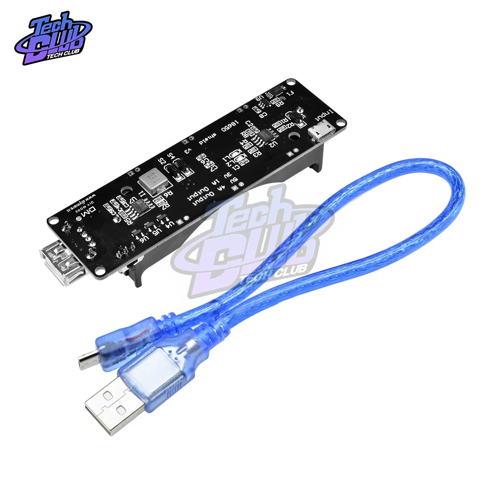 ESP32S per Wemos per Raspberry Pi 18650 scheda scudo di carica batteria al litio V3 porta Micro USB tipo-A USB 0.5A per Arduino