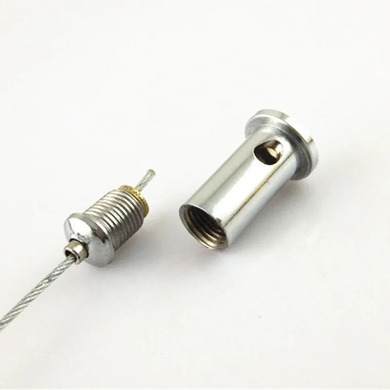 12PCS 1M Steel Cable With Retractable Height For Lifting Various Panel Lights LED Lights Lifter Hooks