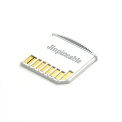 Jinpincable White Color Micro SD TF to SD Card Kit Mini Adaptor for Extra Storage Macbook Air / Pro / Retina