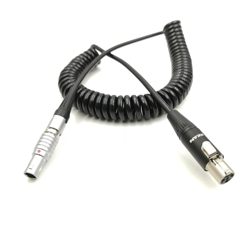 12V 2pin zu 4pin Mini XLR Female Power Kabel für ARRI zu TVlogic VFM-056W Monitor – Detail 5