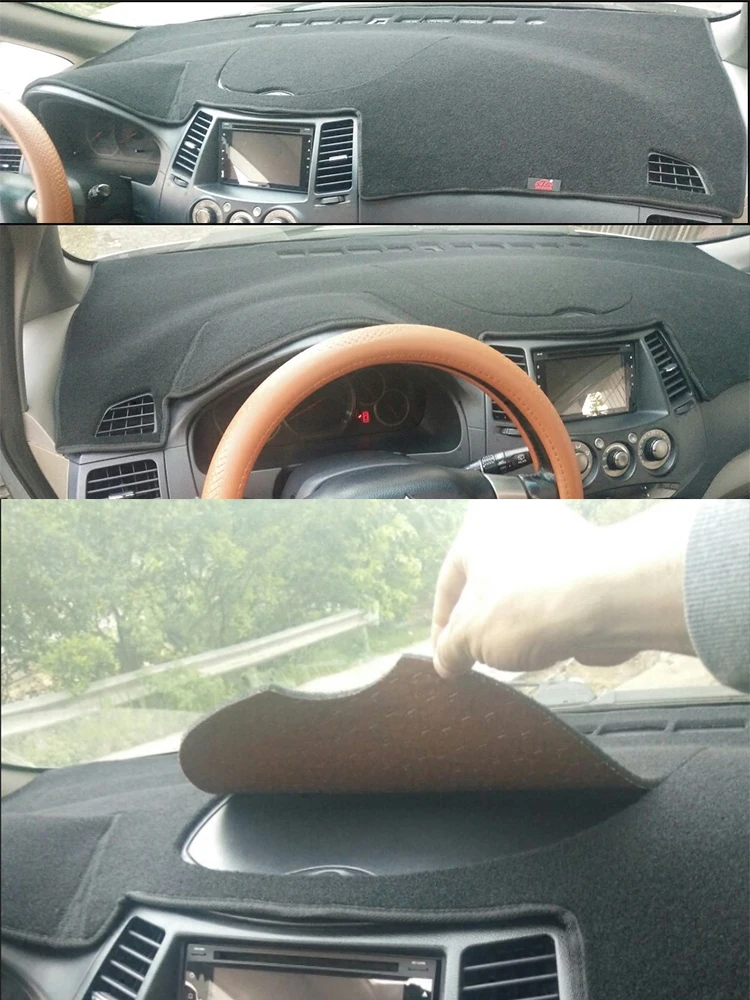 

For Mitsubishi Grandis EU NA8W NA4W 2004-11 Dashmat Dashboard Cover Sunscreen Protective Insulation Pad Anti-Dirt Proof Dash Mat