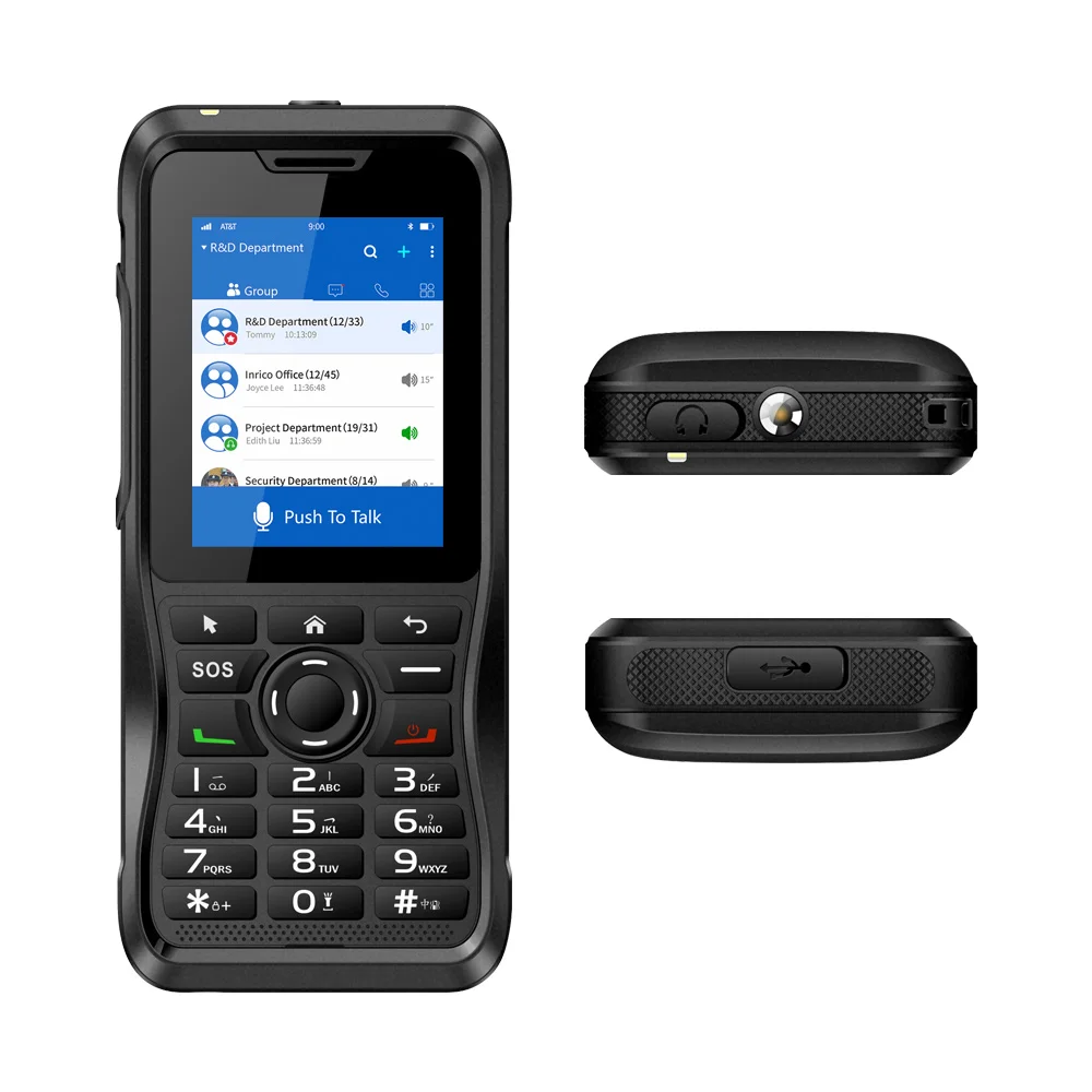 Inrico T310 Cheapest walkie talkie app Mobile Network radio fm NFC GPS Touch Screen poc talk radio for police security