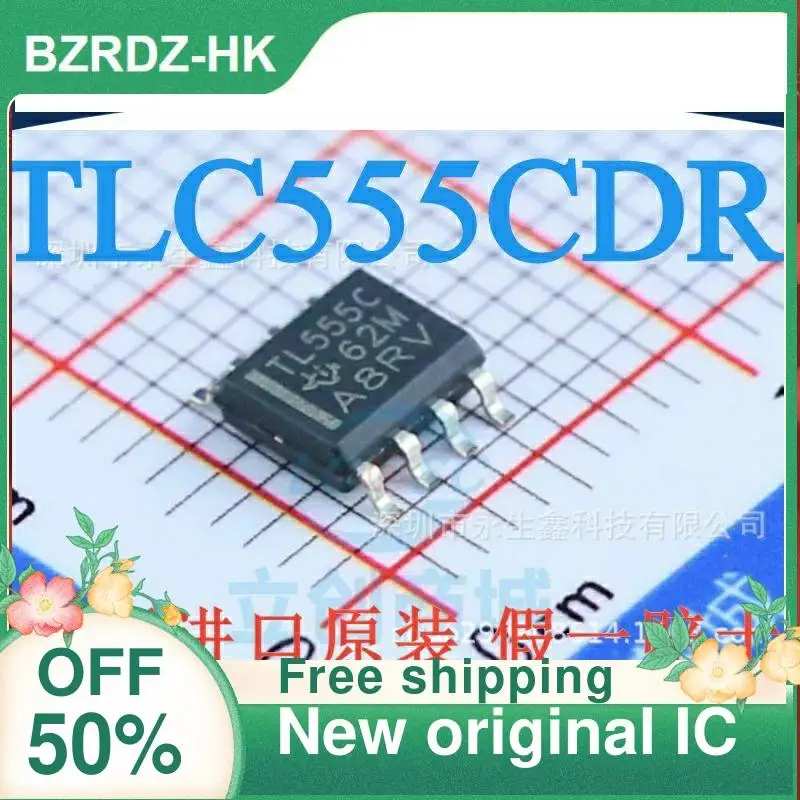 

10-200PCS TLC555CDR TLC555CD TL555C TL555 SOP8 New original IC