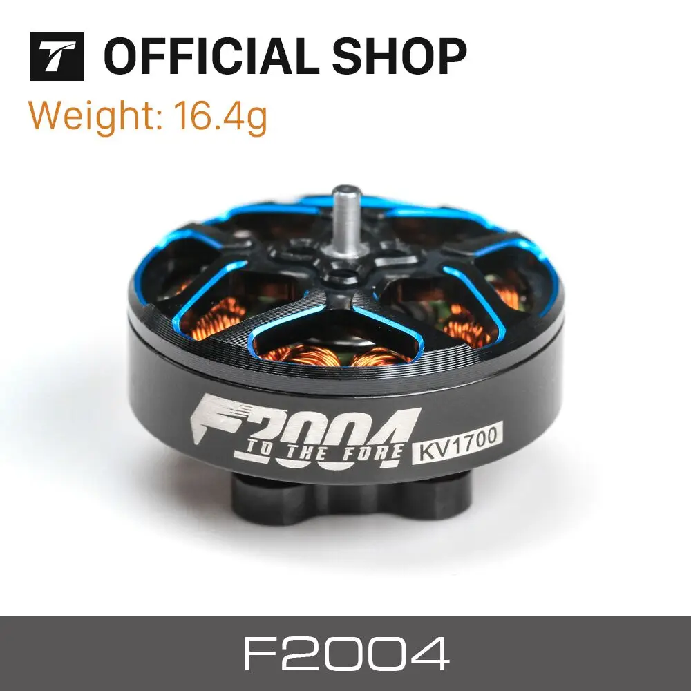 

T-motor F2004 KV1700 6S KV3000 4-5S Brushless Outrunner Motor For FPV Freestyle Version Quadrotor