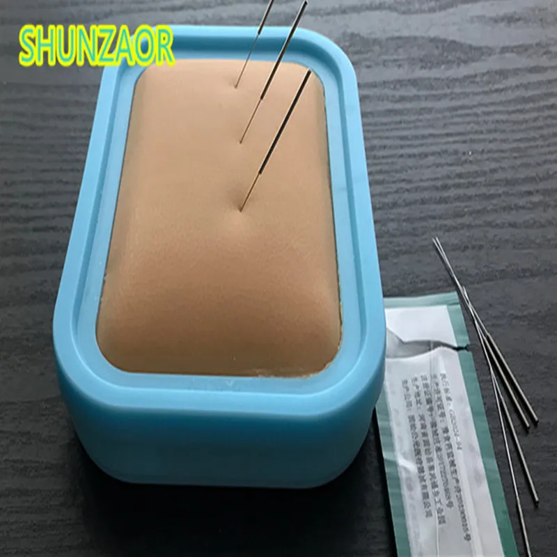Human Acupuncture Model  Silicone Practice  Skin Pad Acupuncture Needles Human  Anatomical  Anatomy Model