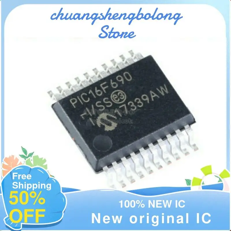 

5PCS PIC16F690 PIC16F690-I/SS New original IC