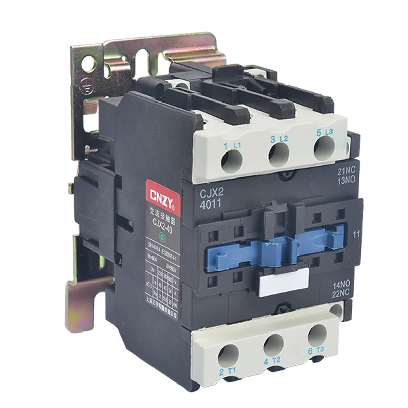 CJX2-4011 40A AC Contactor NO NC Coil Voltage Contactor 24V 36V 110V 220V 380V Normal Open Closed Alternating Current Contactor