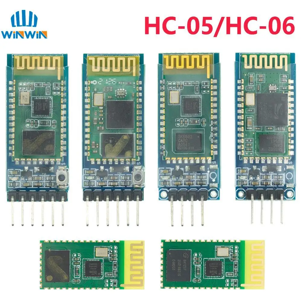 NEW HC-05 HC 05 hc-06 HC 06 RF Wireless Bluetooth Transceiver Slave Module RS232 / TTL to UART converter and adapter for arduino