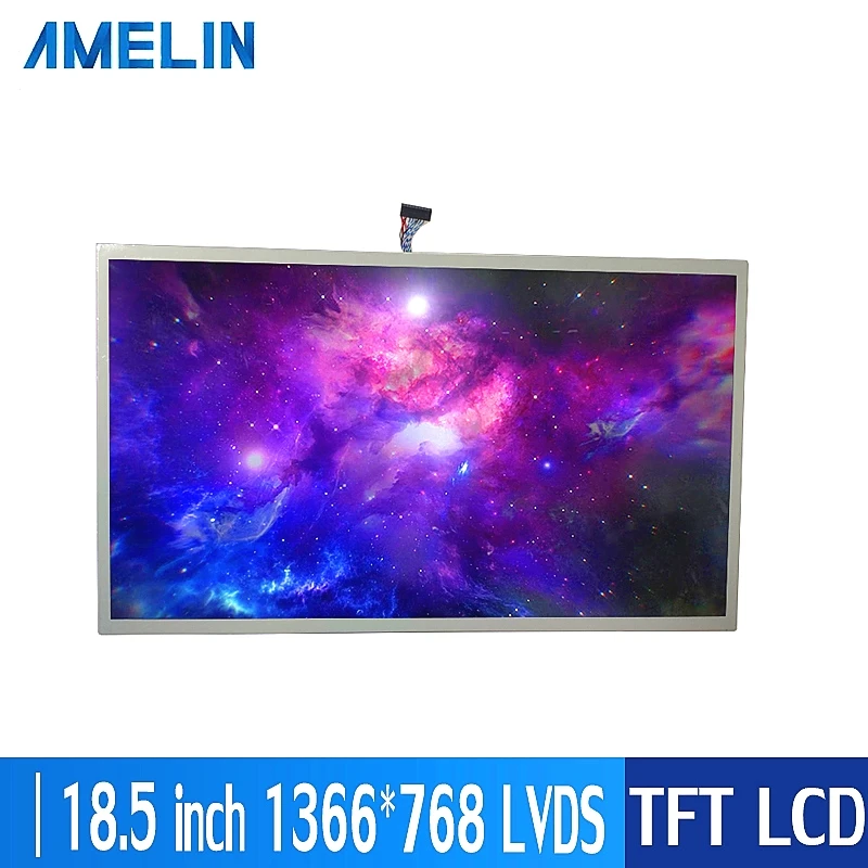 

18.5 inch 1366*768 TFT LCD module screen with LVDS interface display and IPS viewing angle panel