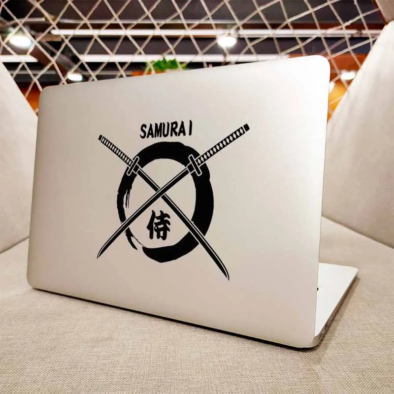 Japan Samurai Sword Laptop Cover Sticker for Macbook Pro 16 Inch Air 11 13 Retina Mac Book Skin Vinyl Art Adesivo Notebook Decal