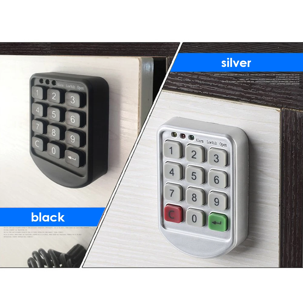 Locker Lock Password Electronic Cupboard Keypad Lock Electromagnetic Lock For Cabinet Lock Drawer Door Storage latch Lock