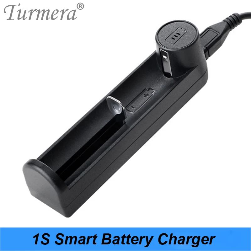 3.7v 4.2v 18650充電器リチウムイオン電池usb 3.7v 18650スマート充電器21700 26650 18350 14500バッテリー充電器 + usbケーブル新