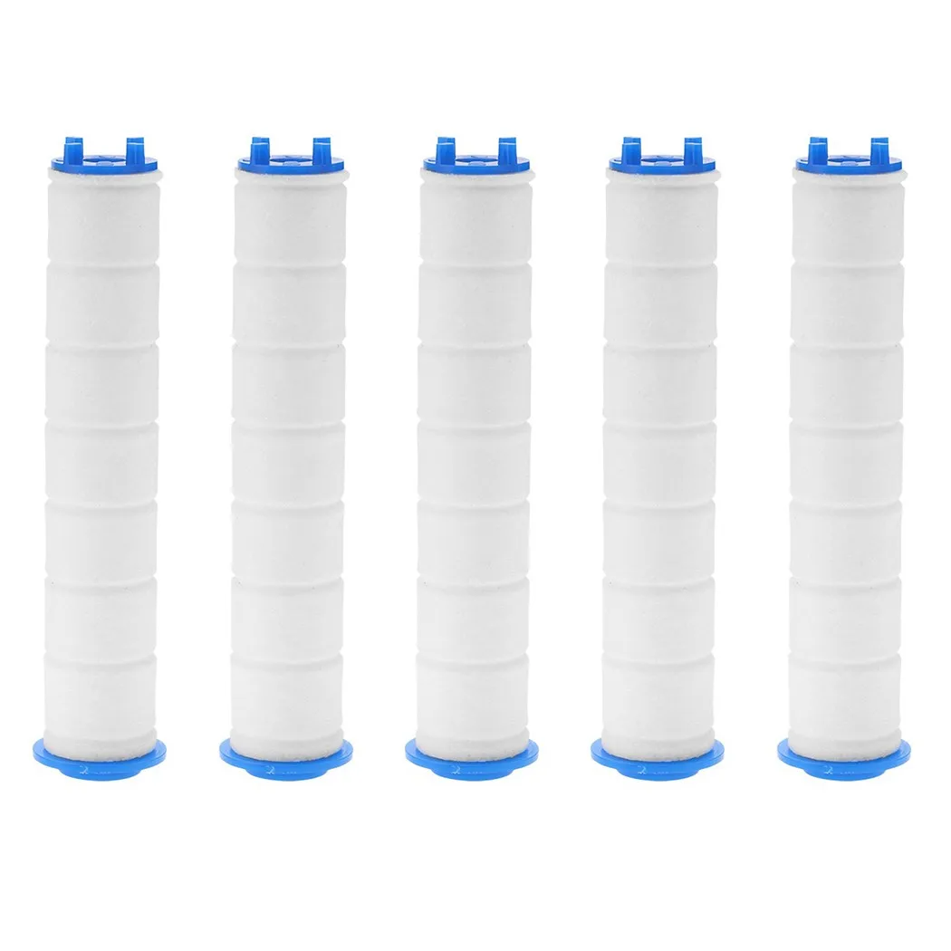 Shower Head Filters Negative Ions Pressurized Handheld Bathroom Showering Sprinkler Handheld Bath Sprayer With PP Cotton Filters