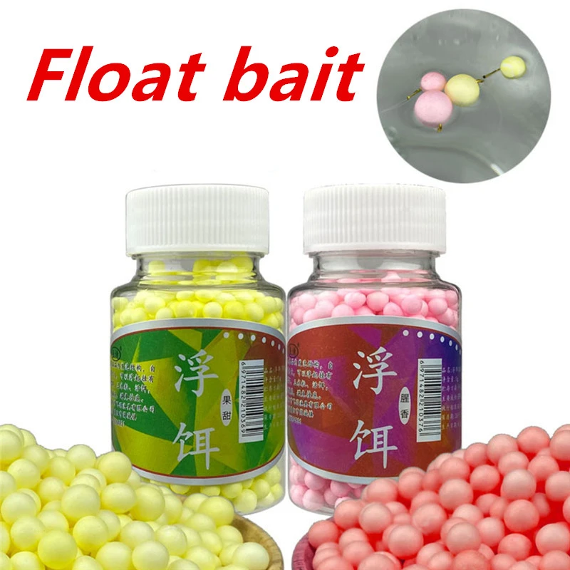 170/900szt EPS Carp Foam Floats Ball Beads Beans Fishing Lure Boilies Sweet Smell Floating Bottom Hair Rig Popup Fishing Bait