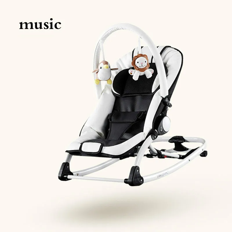 Baby Electric Rocking Chair Intelligent Swing Chair Small Shaker Newborn Multifunctional Comfort Baby Cradle for 0-18months