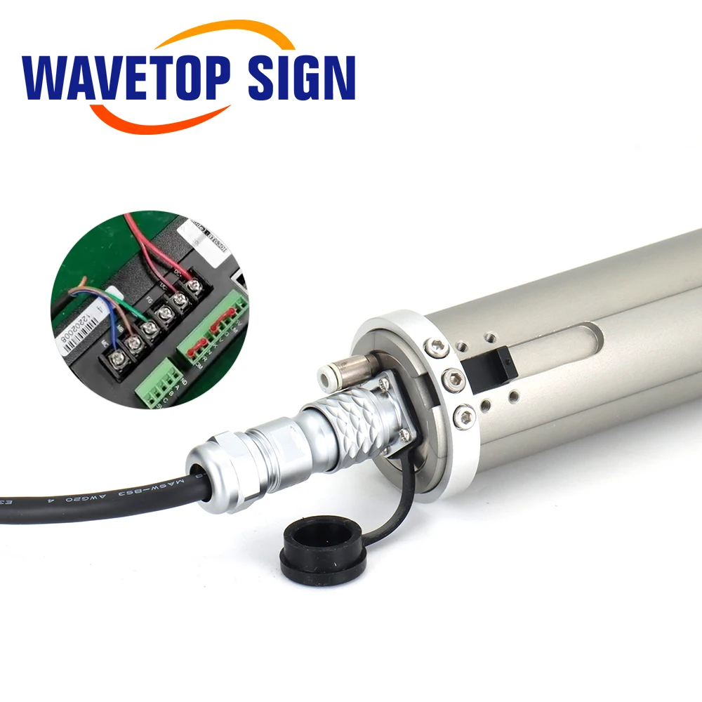 WaveTopSign 250W Ultra High Speed frezarka głowica tnąca 0-24000 obr./min do cięcia płyta akrylowa aluminiowa płyta z tworzywa sztucznego i gęstości