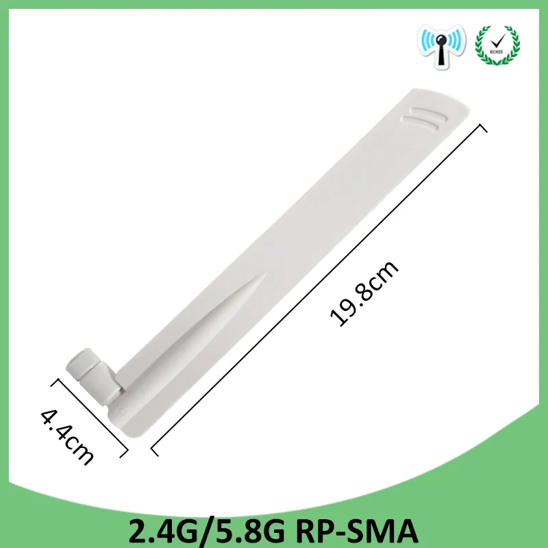 2.4GHz 5GHz 5.8Ghz wifi Antenna 5dBi RP-SMA Connector Dual Band 2.4G 5G 5.8G IOT Antenna aerial SMA female Pigtal extral cable