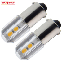 2Pcs BA9S T11 T4W Led Bulb Indicator Light 6V 12V 24V 48V 60V 110V 220V Interior Instrument Lamp Warm White Work Lighting