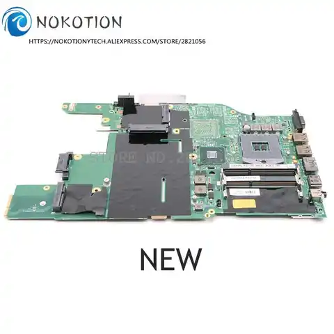 NOKOTION New Laptop Motherboard for Lenovo Thinkpad Edge E520 DDR3 HM65 GMA HD 3000 DDR3 04W0398 04W0720 48.4MI04.021