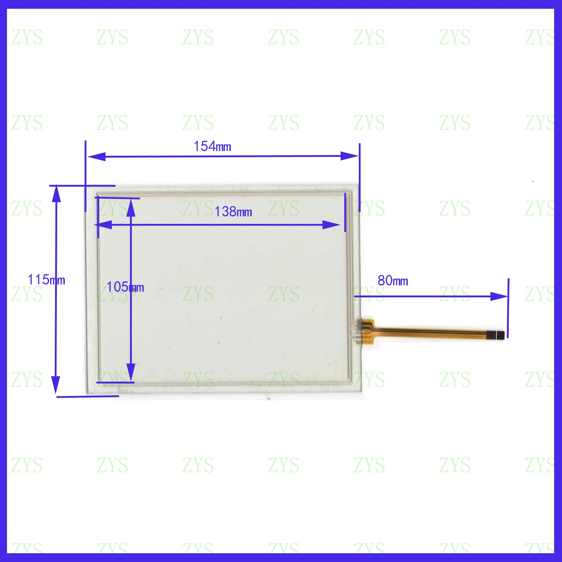 

wholesale 155*115mm 6inch resistance screen 153mm*115mm for GPS CAR this is compatible welding type