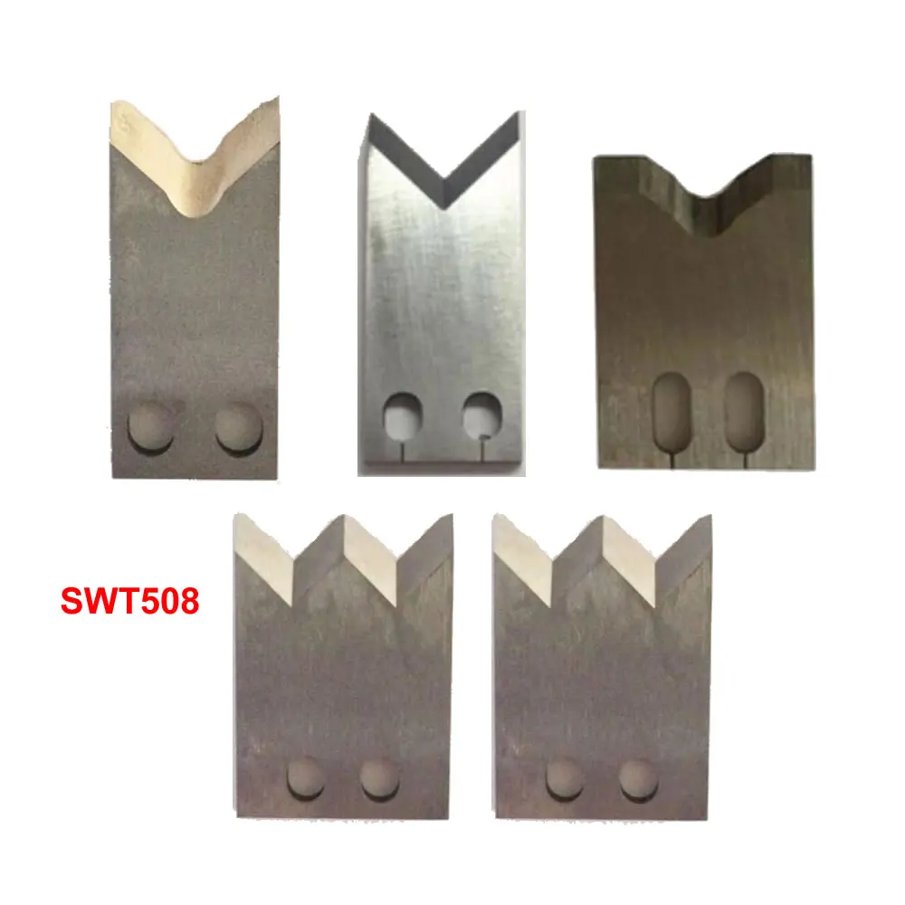 2pcs/set Steel Knife Blades Cutter for SWT508 Series SWT508C SWT508E SWT508MAX SWT508-NX2 SWT508JE Stripping Cutting Machine