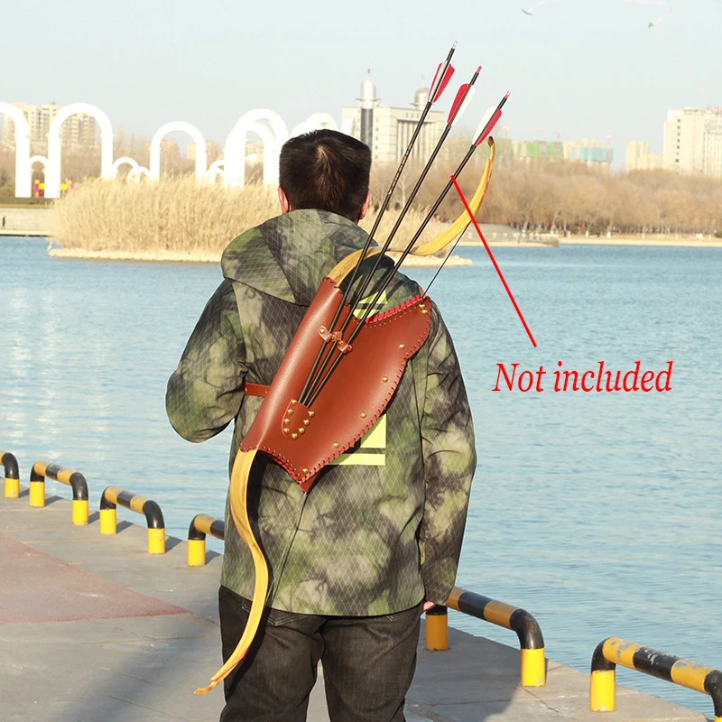 Archery Recurve Bow and Arrow Bag Quiver Holder for Hunting