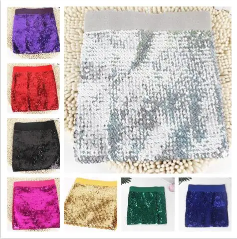 Sexy Girl Fashion Sequin Skirts Bead Piece Bust Skirt Women Wrap Buttocks Short Skirt Party