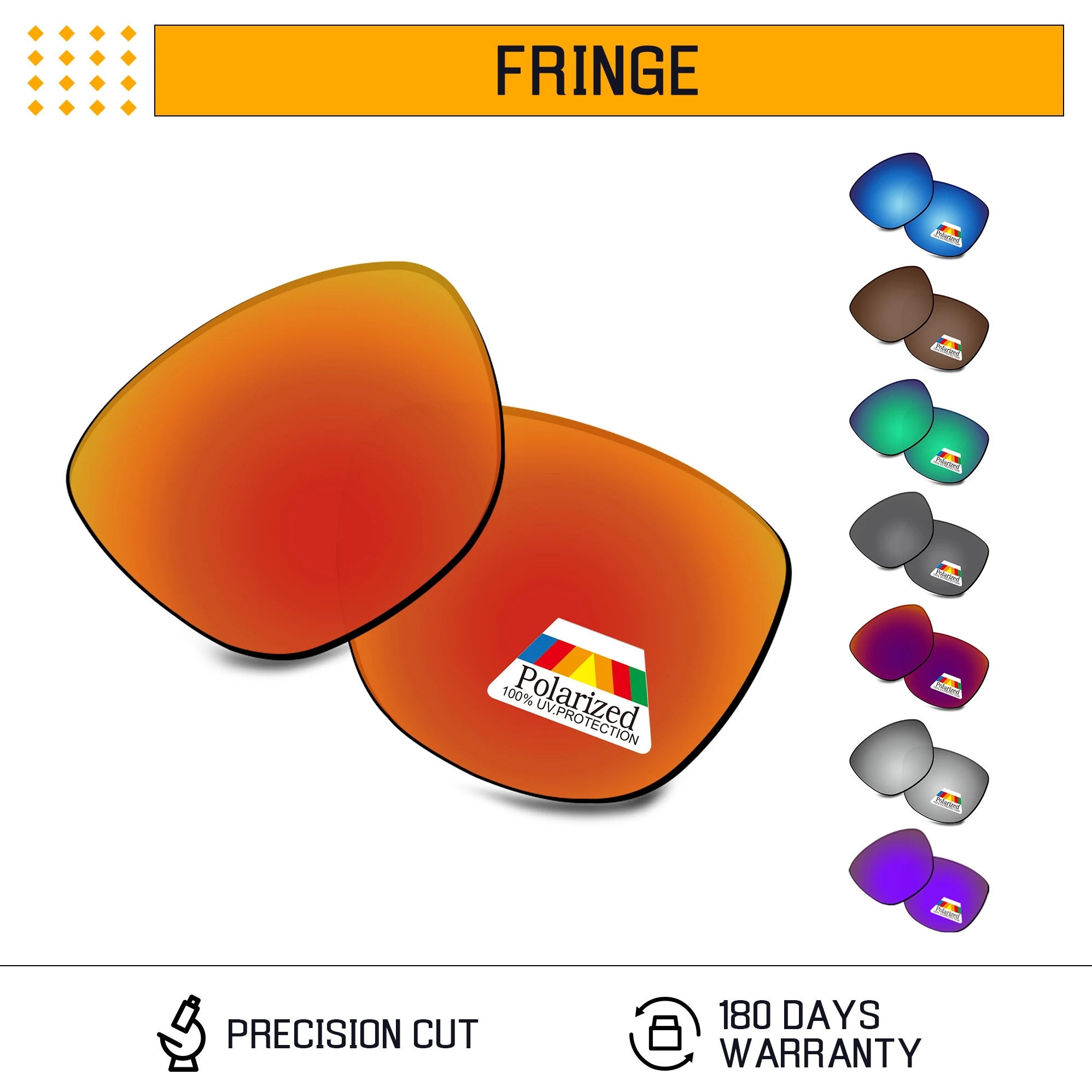 Lenti di ricambio polarizzate Bwake per-montatura per occhiali da sole Oakley frange OO9124-opzioni Multiple