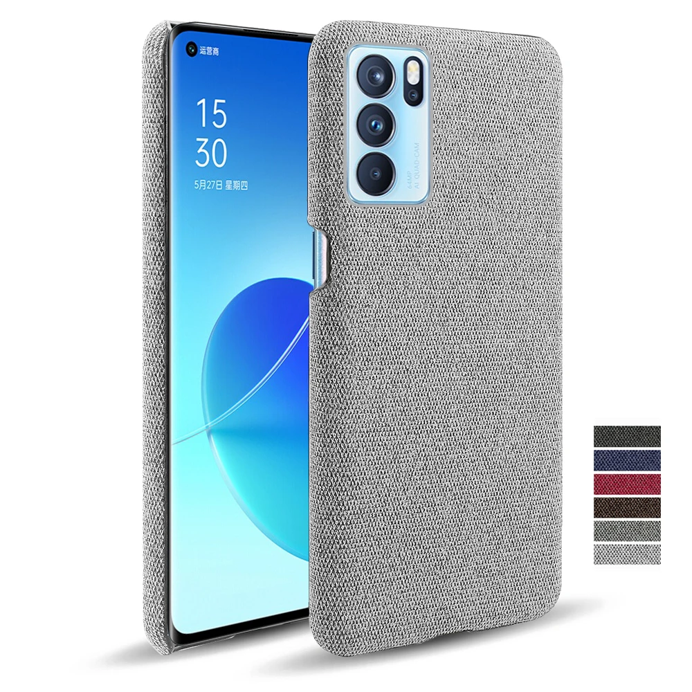 

For OPPO Reno 6 5 Pro Plus 5Z A93 5G F19 K9 Funda Luxury Cloth Texture Fitted Case For Oppo Realme C21 8 X7 Pro Ultra V15 Q3i 5G