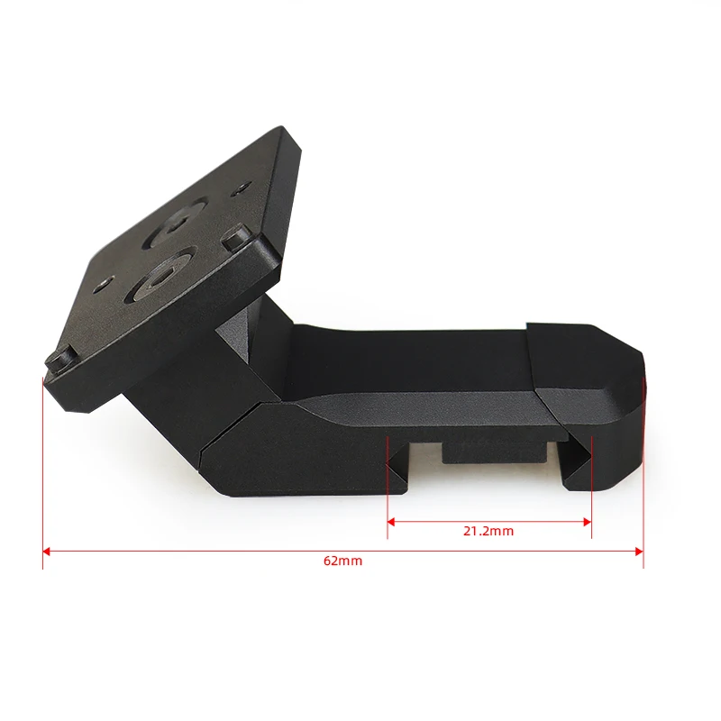 Offset Optic Mount For T2 / RMR By 35 Degrees and 45 Degrees Can Install Multiple Types Of Dot Sights HS24-0239