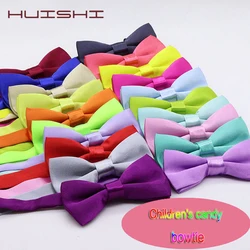 HUISHI-Noeuds papillon pour enfants, 34 couleurs unies, à la mode, pour marié, formel, comparateur de couleurs, Craings.com, vert, pour mariage