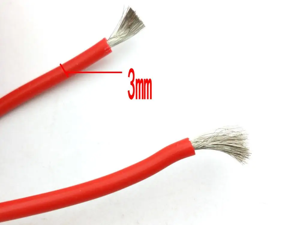 1 Reel 200M Red 16 AWG Silicone Wire Gauge Flexible Silicone Wire