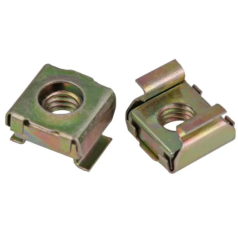 high quality environmental protection electroplating cabinet case nut floating nut CNcard nut m4m5m6m8 10Pcs