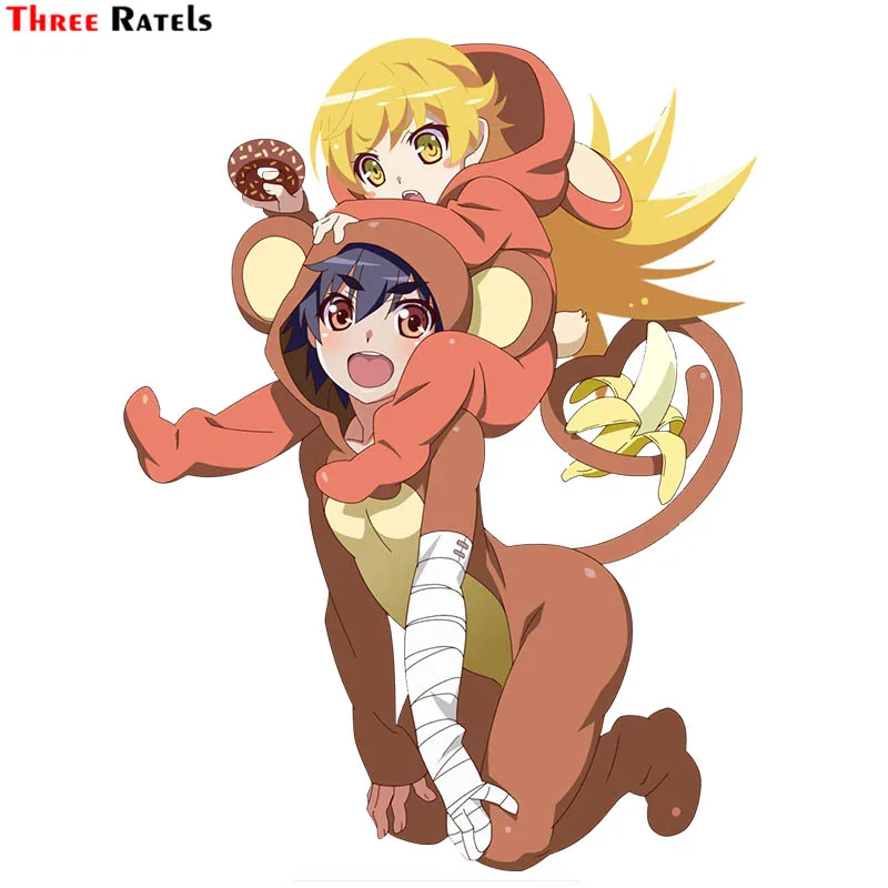 Three Ratels F7 bake monogatari bandages kanbaru suruga oshino shinobu cartoon car sticker motorbike decal  Anti Scratch  Film