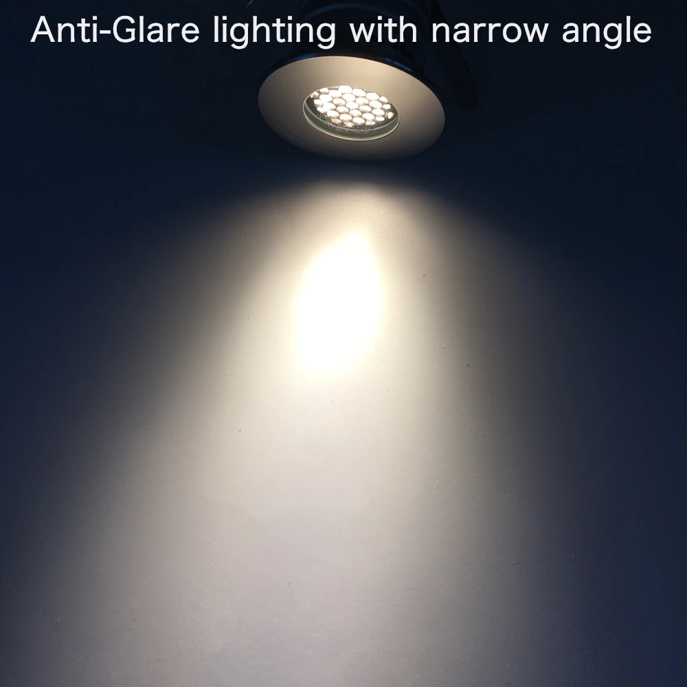 IP67 Anti-Glare Led Underground Light 3W 1W Waterproof Ground Garden Floor Lamp 12V 24V Outdoor Recessed Inground Yard Lighting