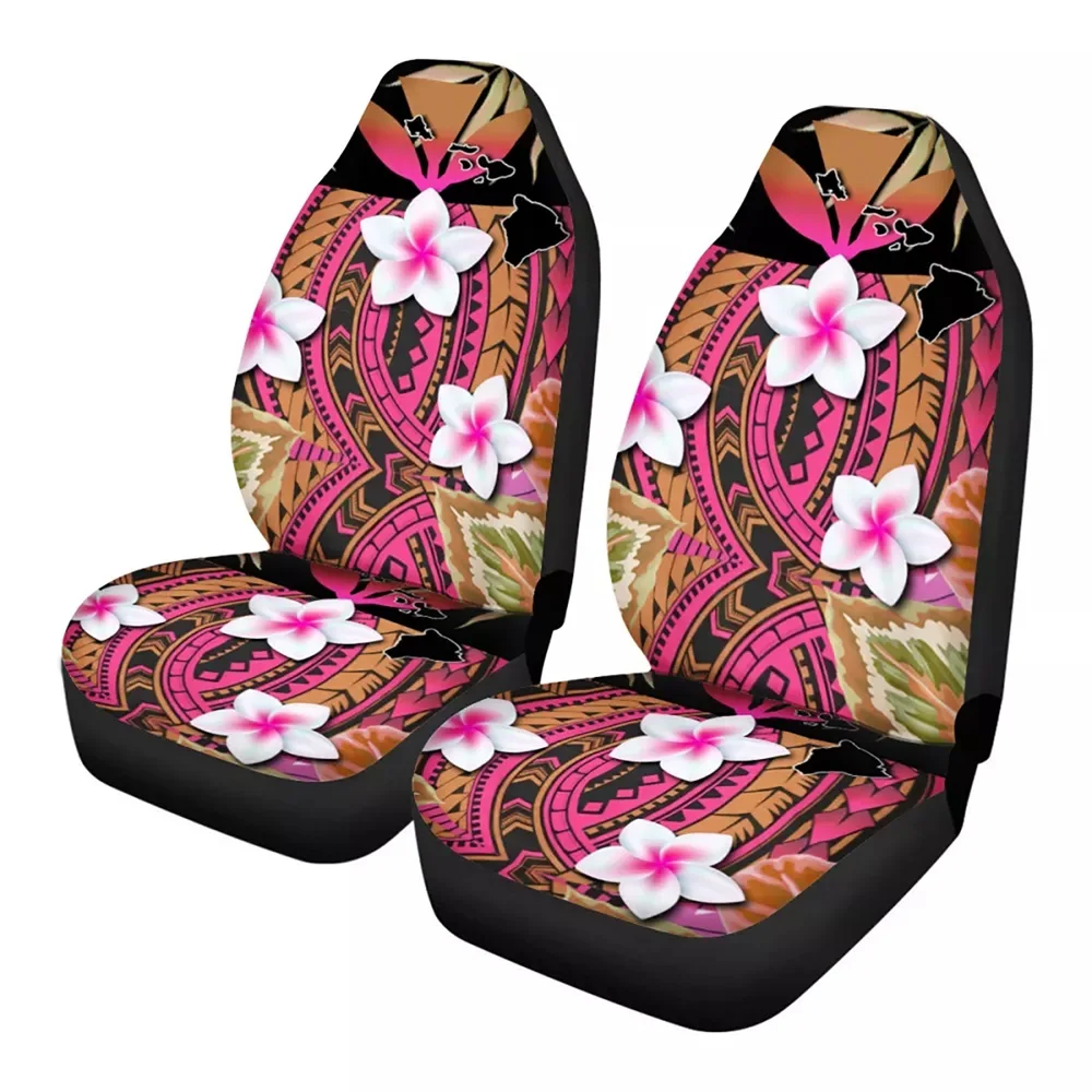 2Pcs Multicolor Flower Print Car Seat Cover Abstract Textural Floral Universal Car Protector Stylish Colors Protect Sheet SUV