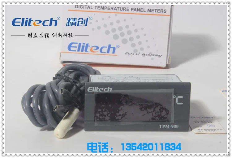 

Термометр Elitech TPM-900 Встроенный измеритель температуры Цифровой дисплей Термометр Цифровой термометр