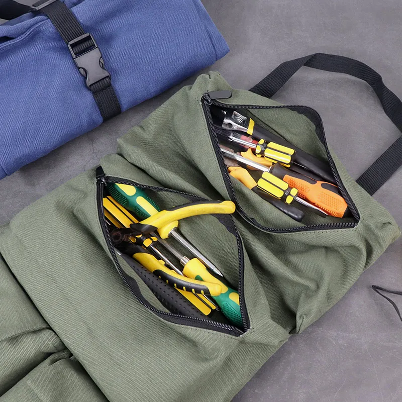 WESSLECO Multi-Zweck Werkzeug Lagerung Tasche Schlüssel Veranstalter Großen Hängenden Zipper Trage Tasche