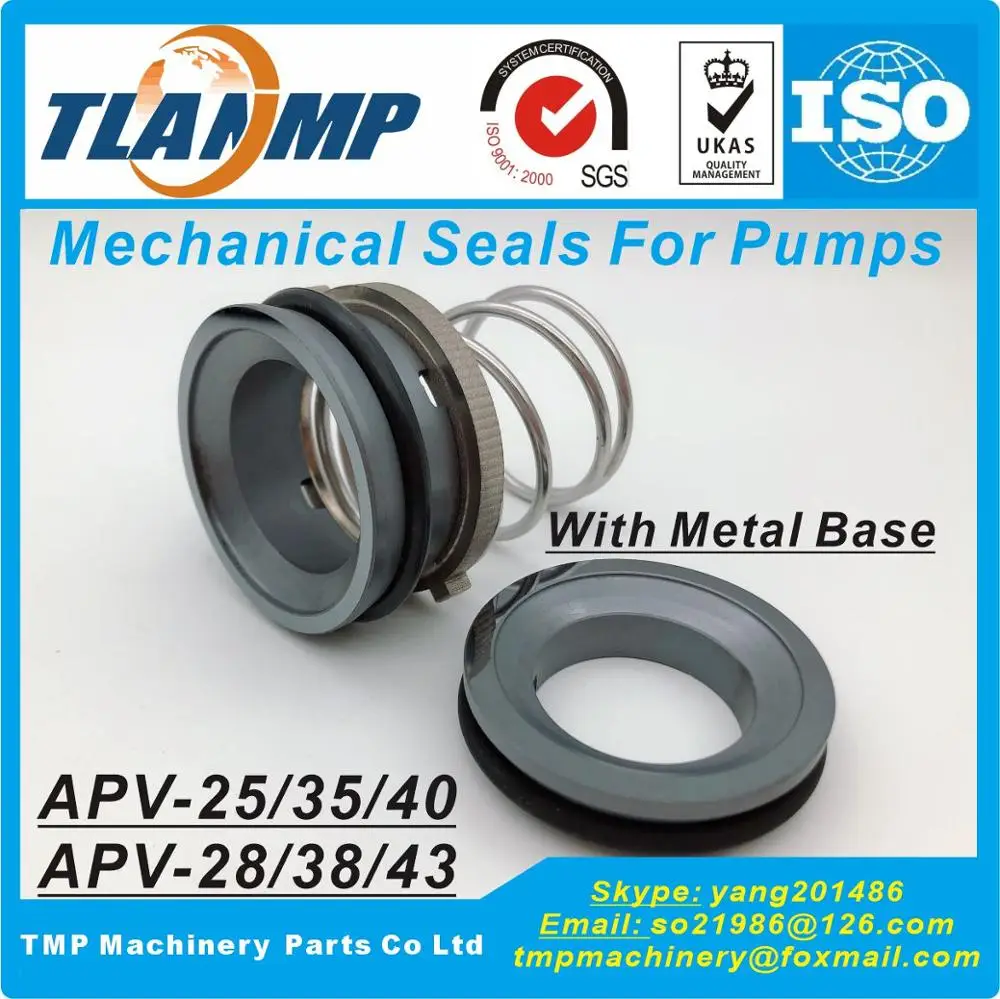 APV-25 ( APV-28 ), APV-35 ( APV-38 ), APV-40 ( APV-43 ) APV Mechanical Seals for APV W+ plus pumps (Material:SiC/SiC/VIT)