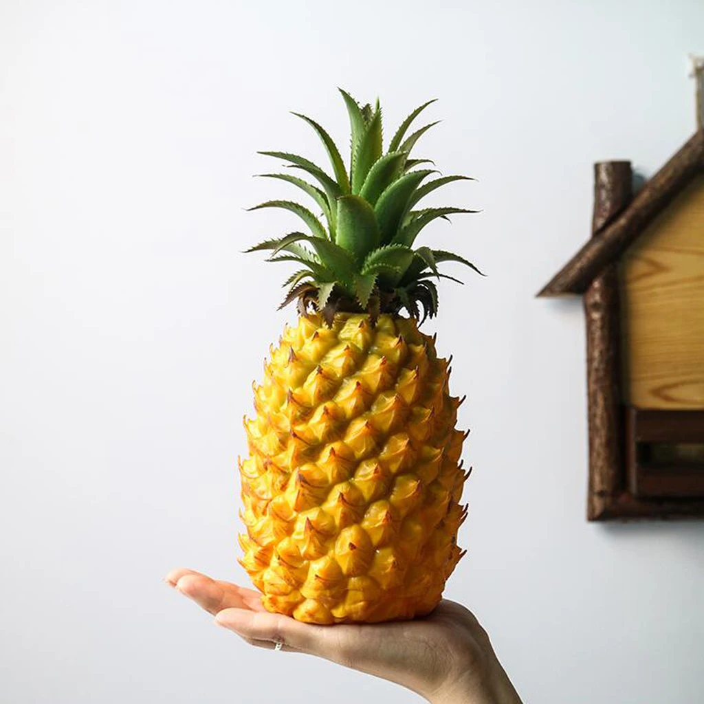 

Plastic Fruits Artificial Pineapple Lifelike Artificial Pineapple Decor Fruit Home Store Party Display Supplies