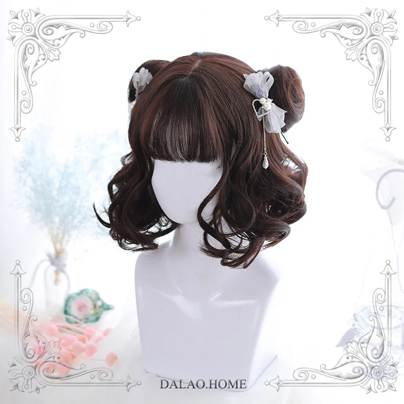 High Quality Daily Soft Sister Lolita Curly Hair Cosplay Party 