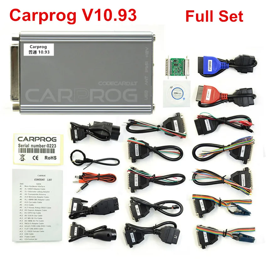 DHL Carprog V8.21 Online V10.93 Auto ECU Chip Tuning Full Universal Car Prog Repair Tool Carprog 8.21 Keygen Online Programmer