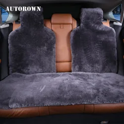 AUTOROWN Universal Car Seat Covers 100% Natural Australian Sheepskin Autumn And Winter Accessories Automobiles Basic Function